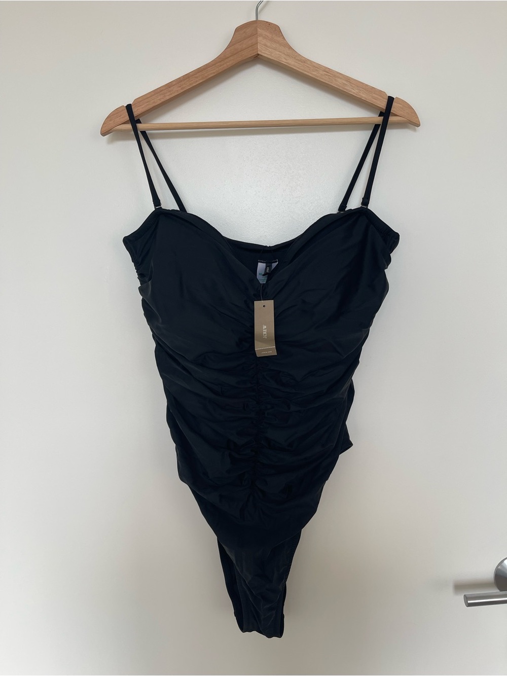 J. Crew Ruched One-Piece Swimsuit - Picture 4 of 7